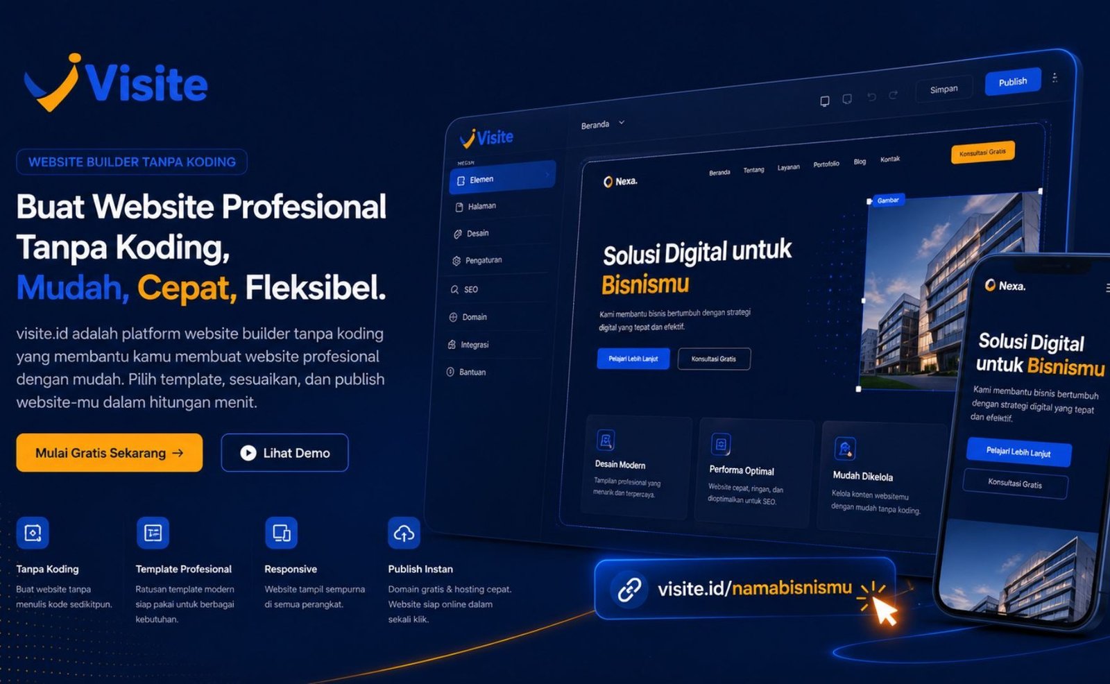 visite.id - website builder